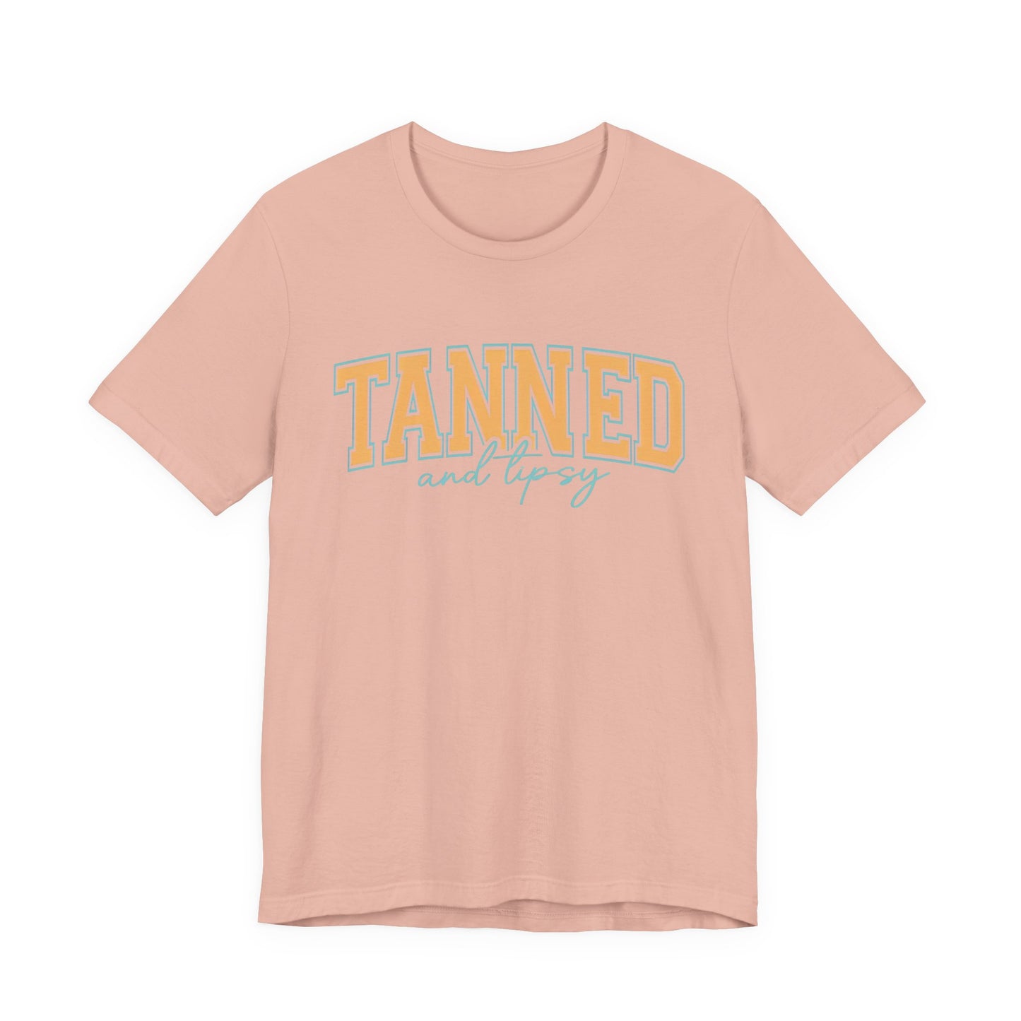 "Tanned and Tipsy" Beach Vibe Graphic Tee