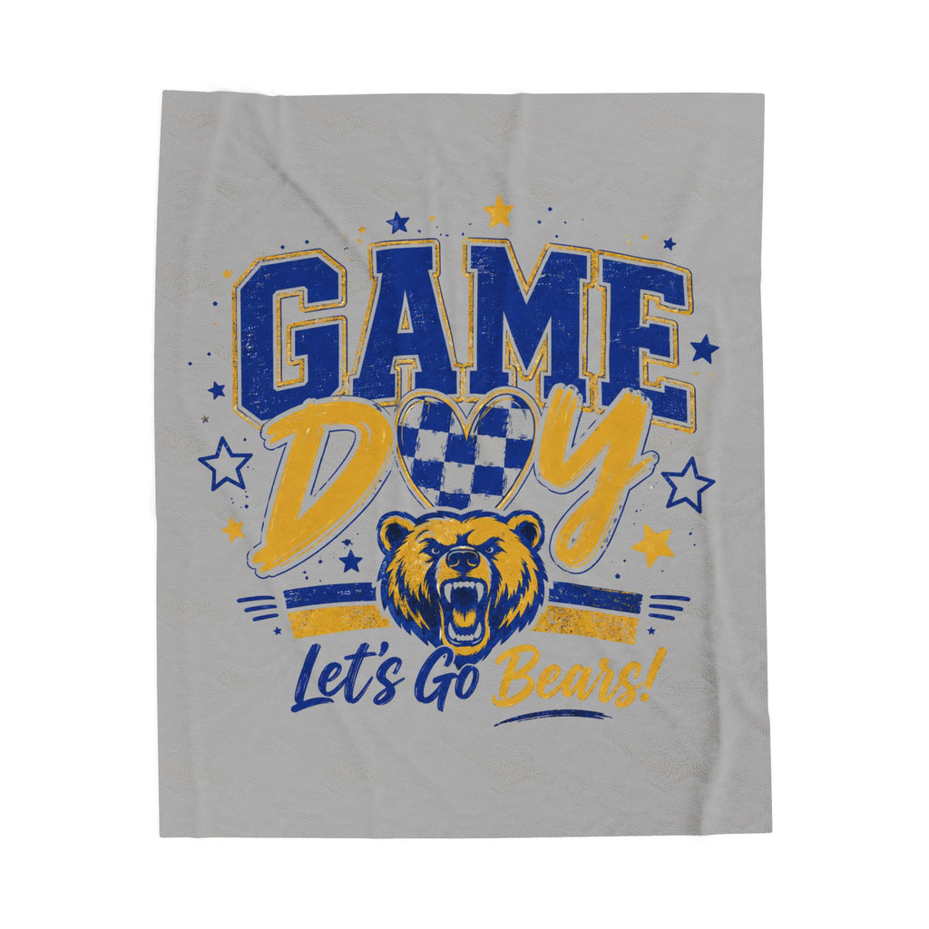 Game Day Bear blanket