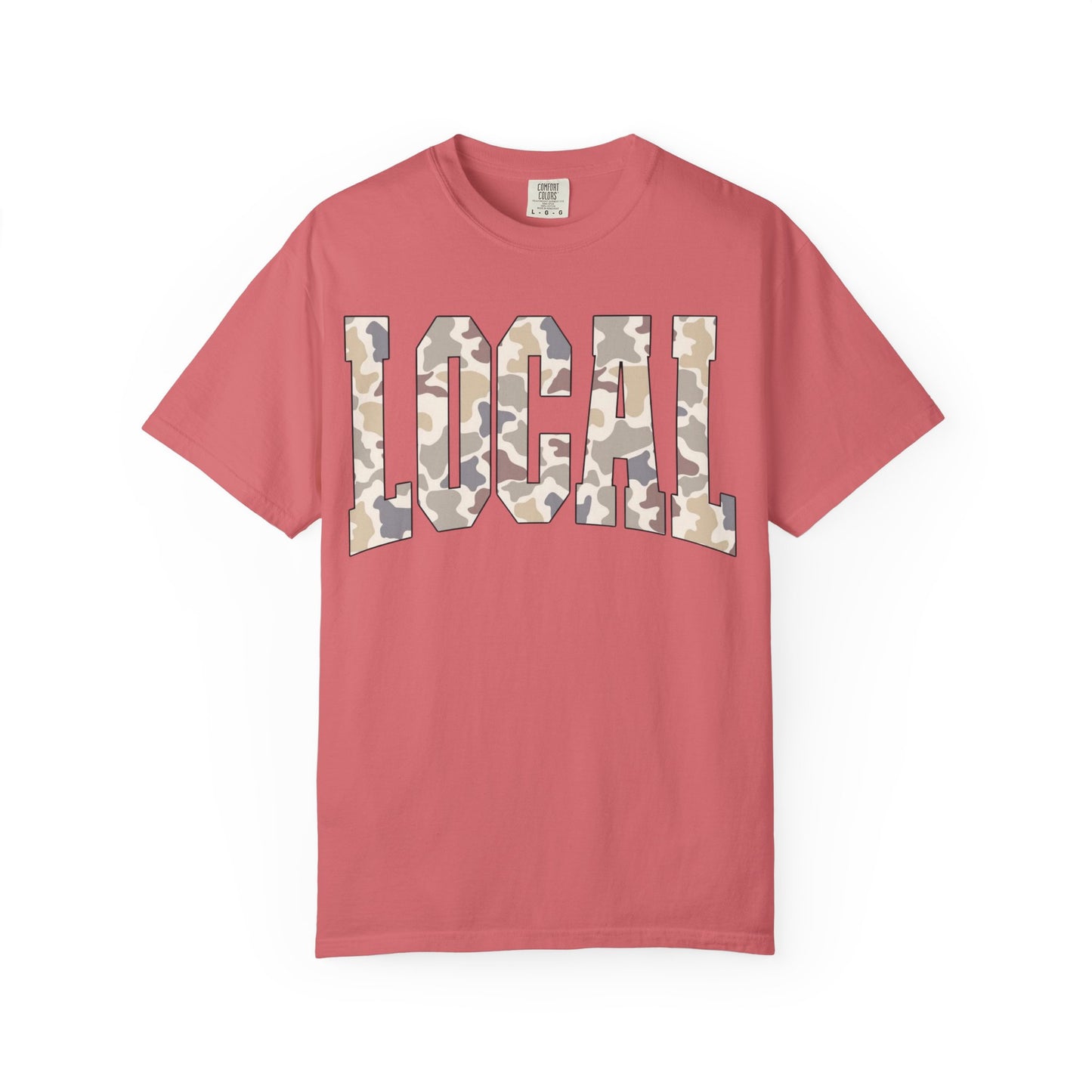 Local camo graphic tee
