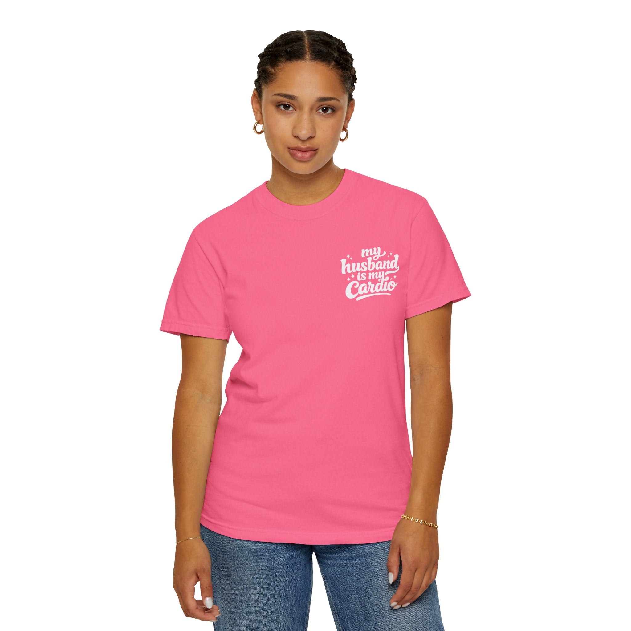 My husband is my cardio tee