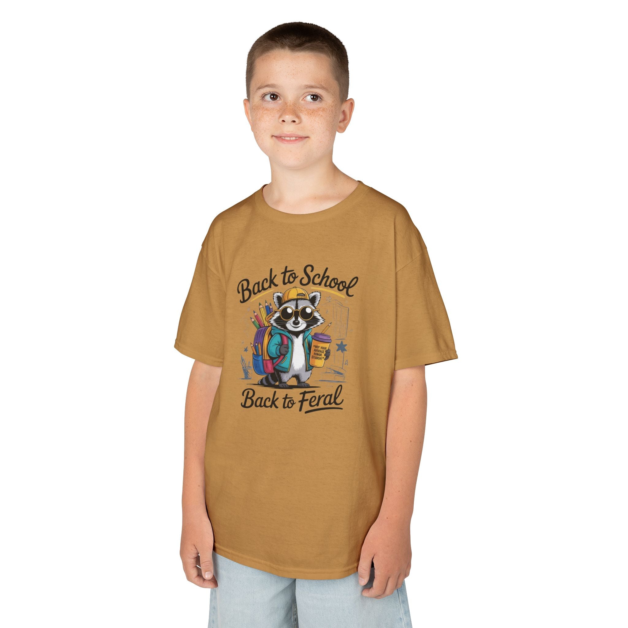 "Back to School, Back to Feral" Raccoon Design