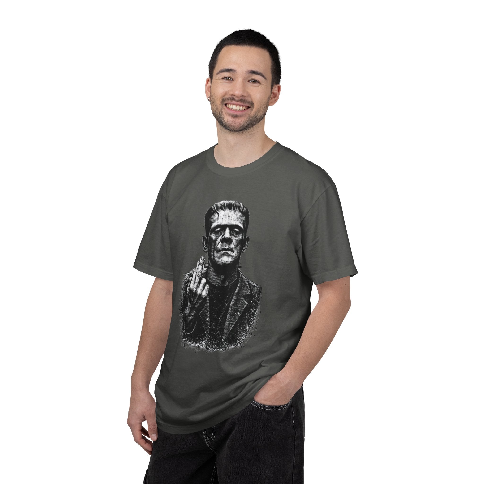 Frankenstein Middle Finger T‑Shirt