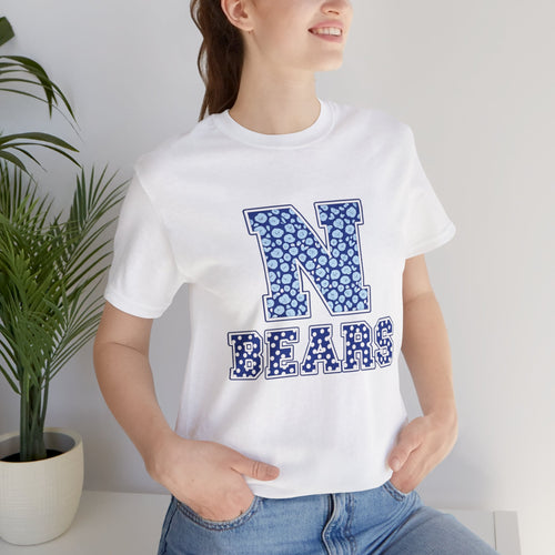 Bears Flower Print Spirit Tee