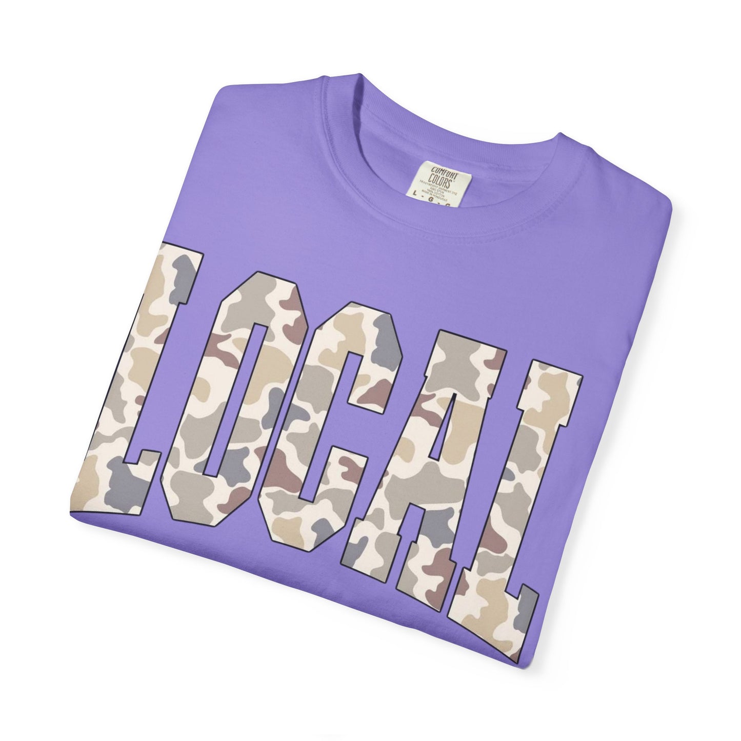 Local camo graphic tee