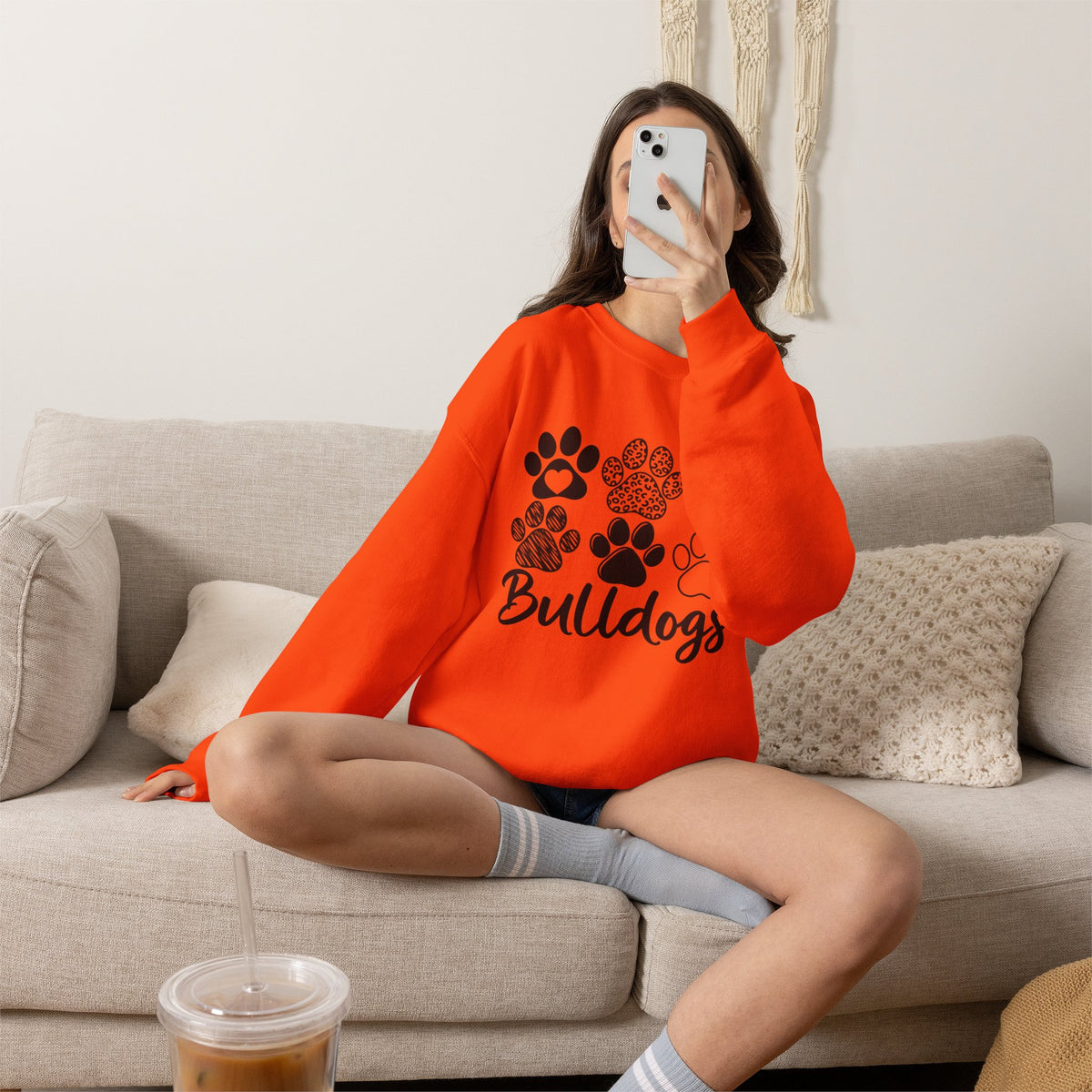 Bulldog Paw Sweater