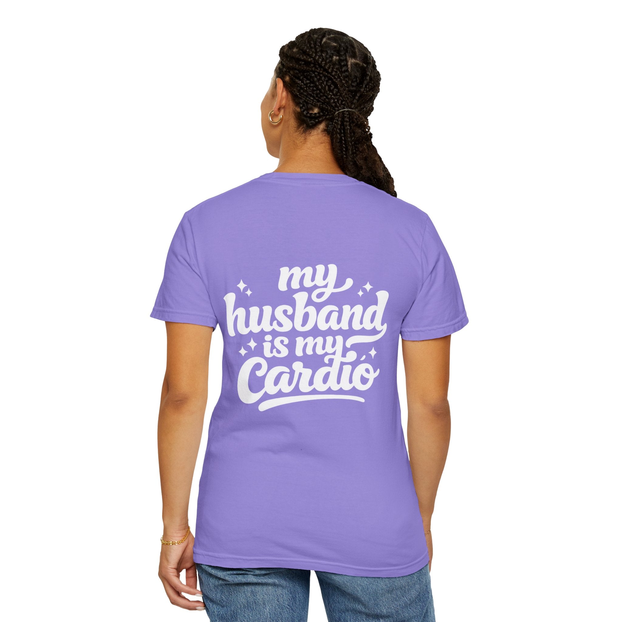 My husband is my cardio tee