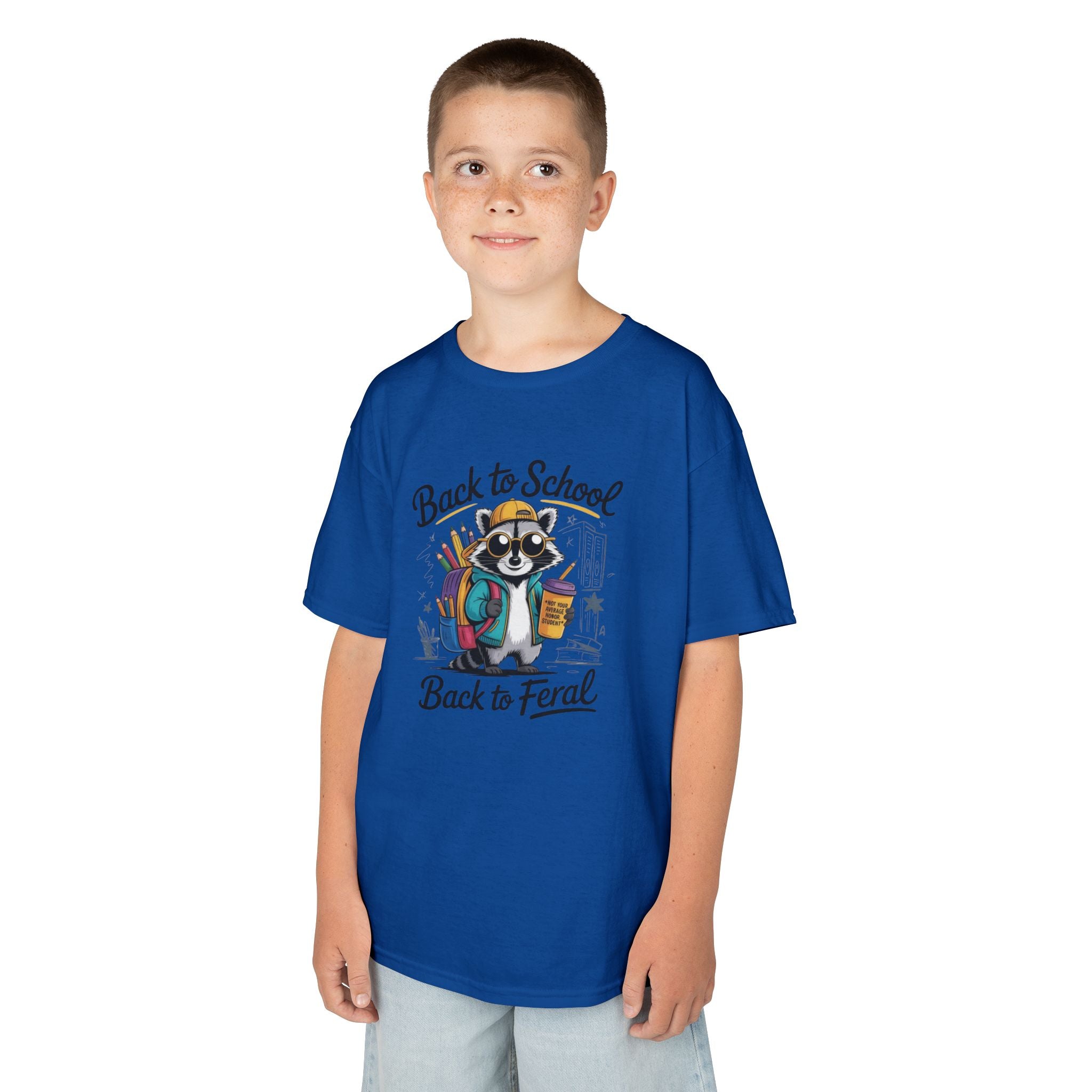 "Back to School, Back to Feral" Raccoon Design