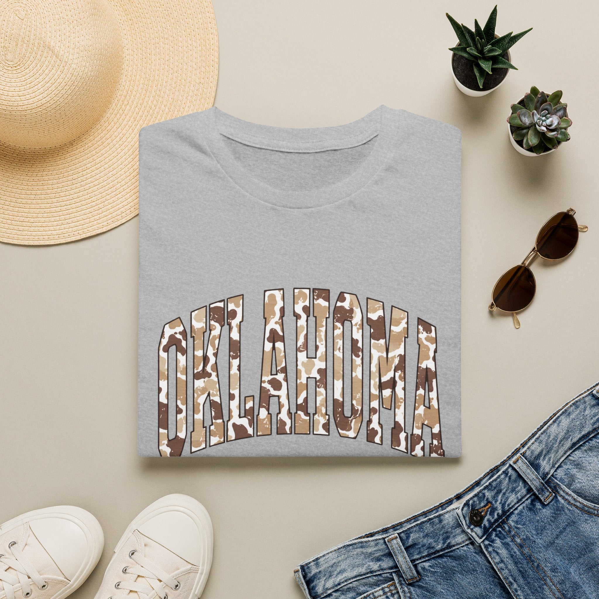 Oklahoma Camo Arch T‑Shirt