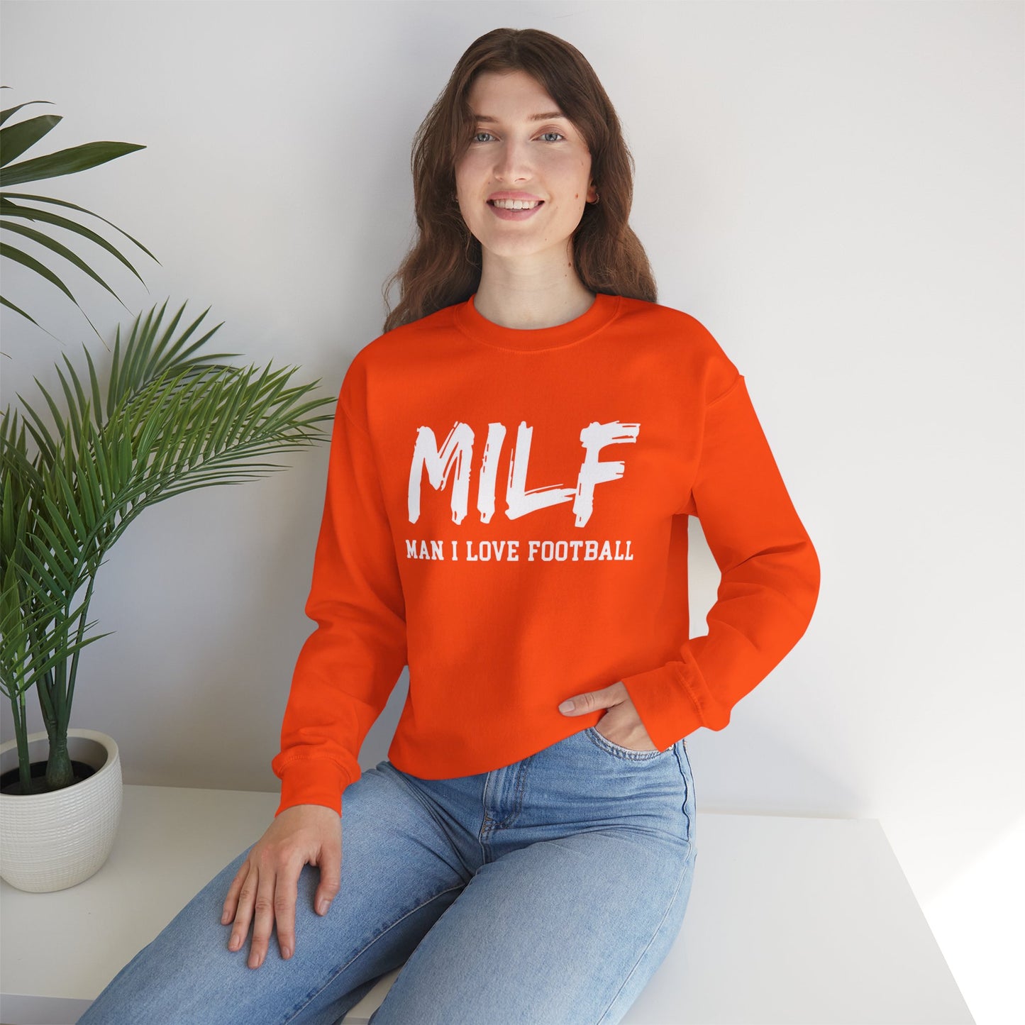 Unisex MILF Sweater-Man I Love Football