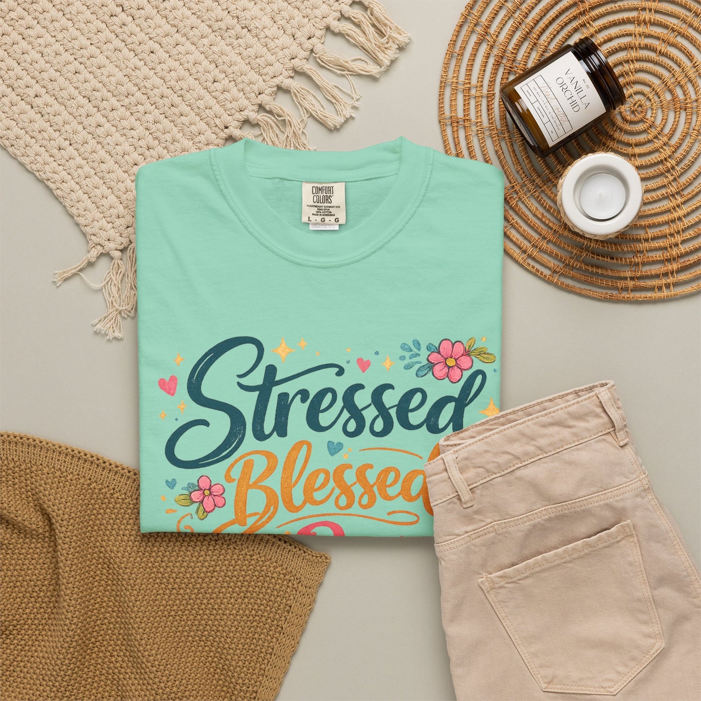 Stressed Blessed & A Pure Mess Tee