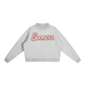 Sooners Mock-Neck Crew Sweatshirt