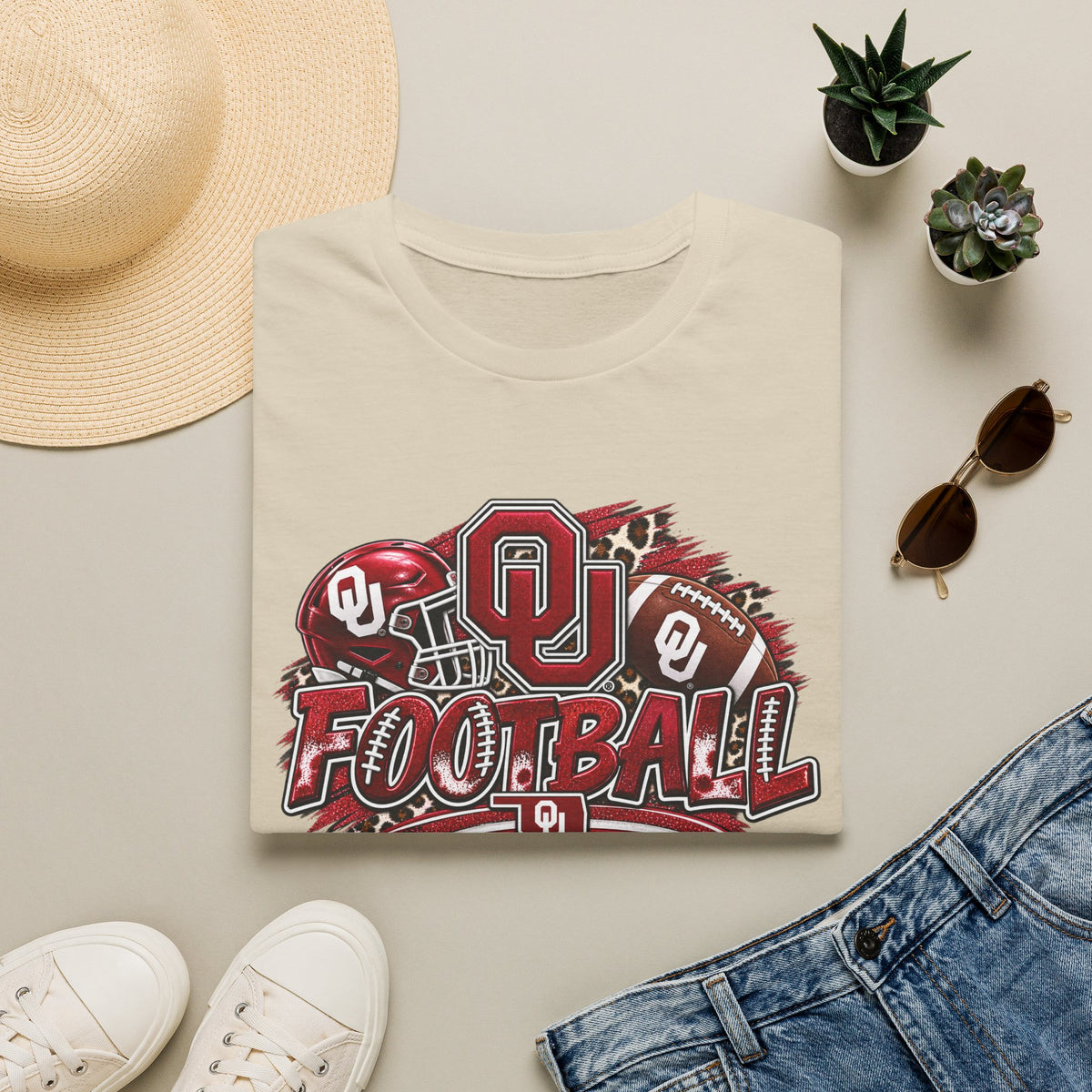 OU Football Unisex Softstyle T-Shirt