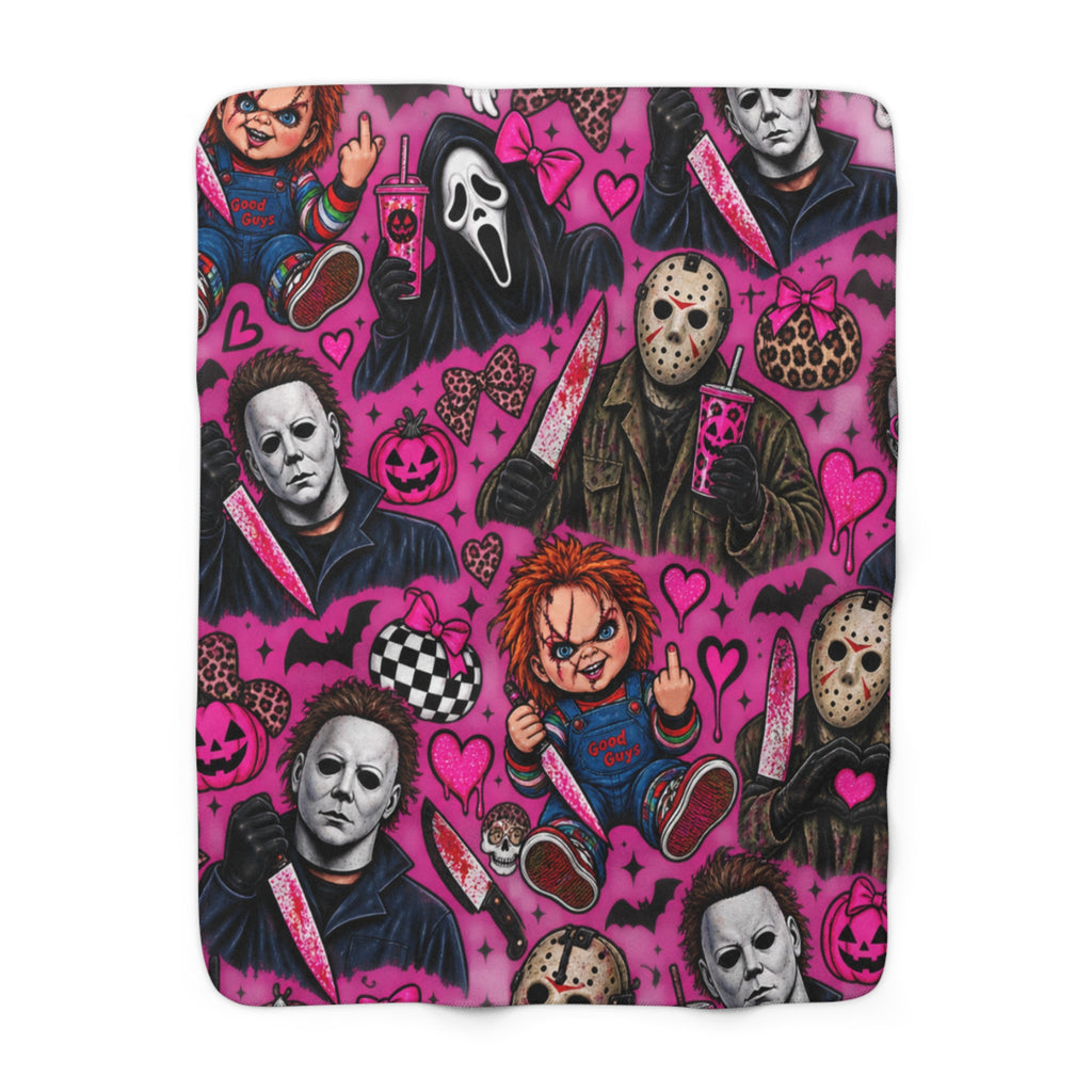 Halloween Sherpa Fleece Blanket