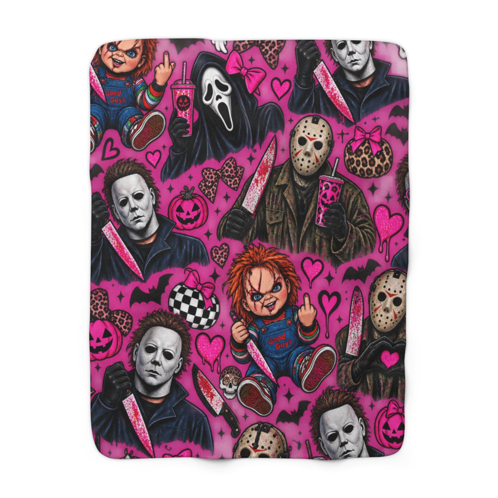 Halloween Sherpa Fleece Blanket