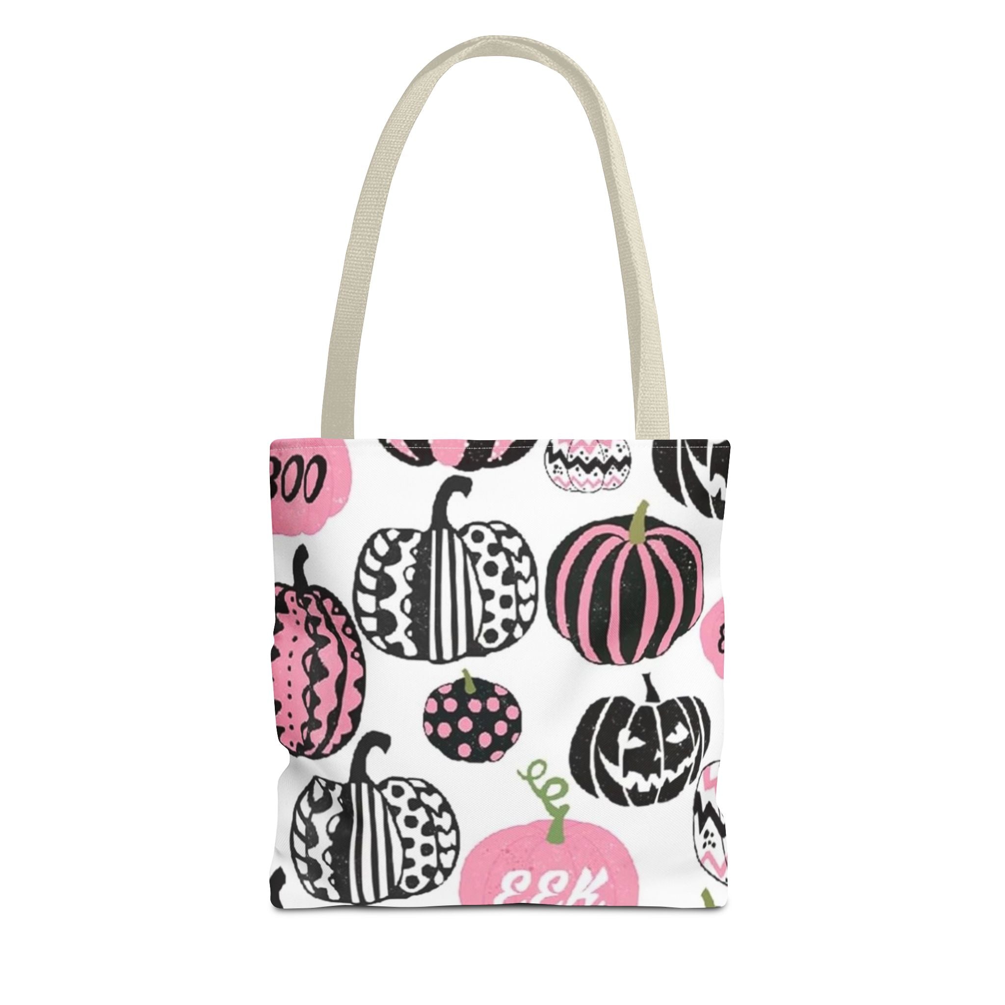 Pink pumpkin tote