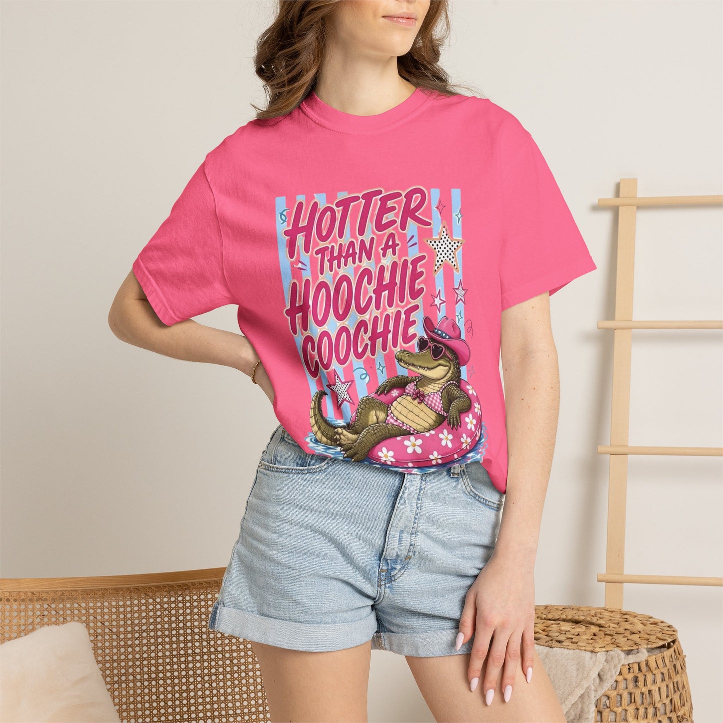 Hotter than A hoochie coochie graphic tee