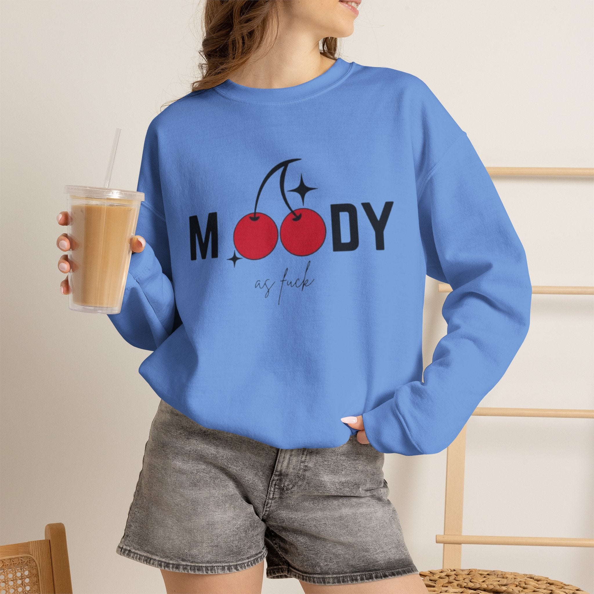 'Moody as F***' Graphic Sweatshirt
