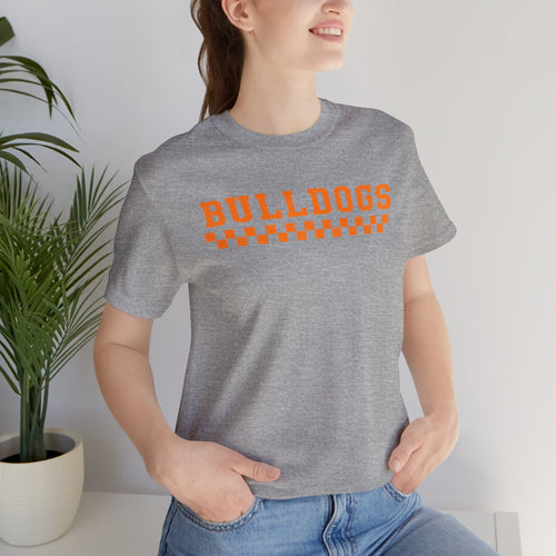 Bulldogs Retro Checker Tee