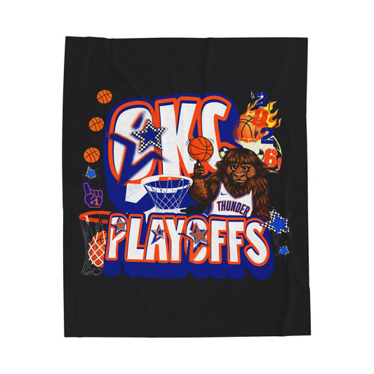 OKC THUNDER PLAYOFF BLANKET