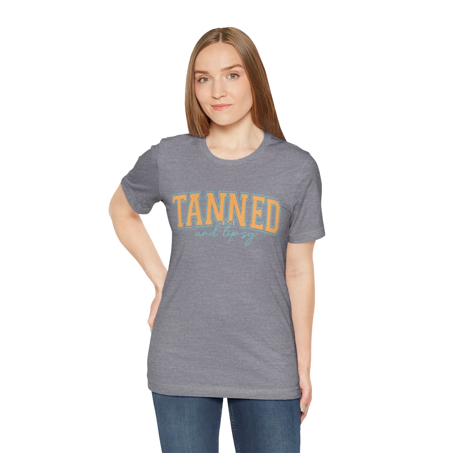 "Tanned and Tipsy" Beach Vibe Graphic Tee