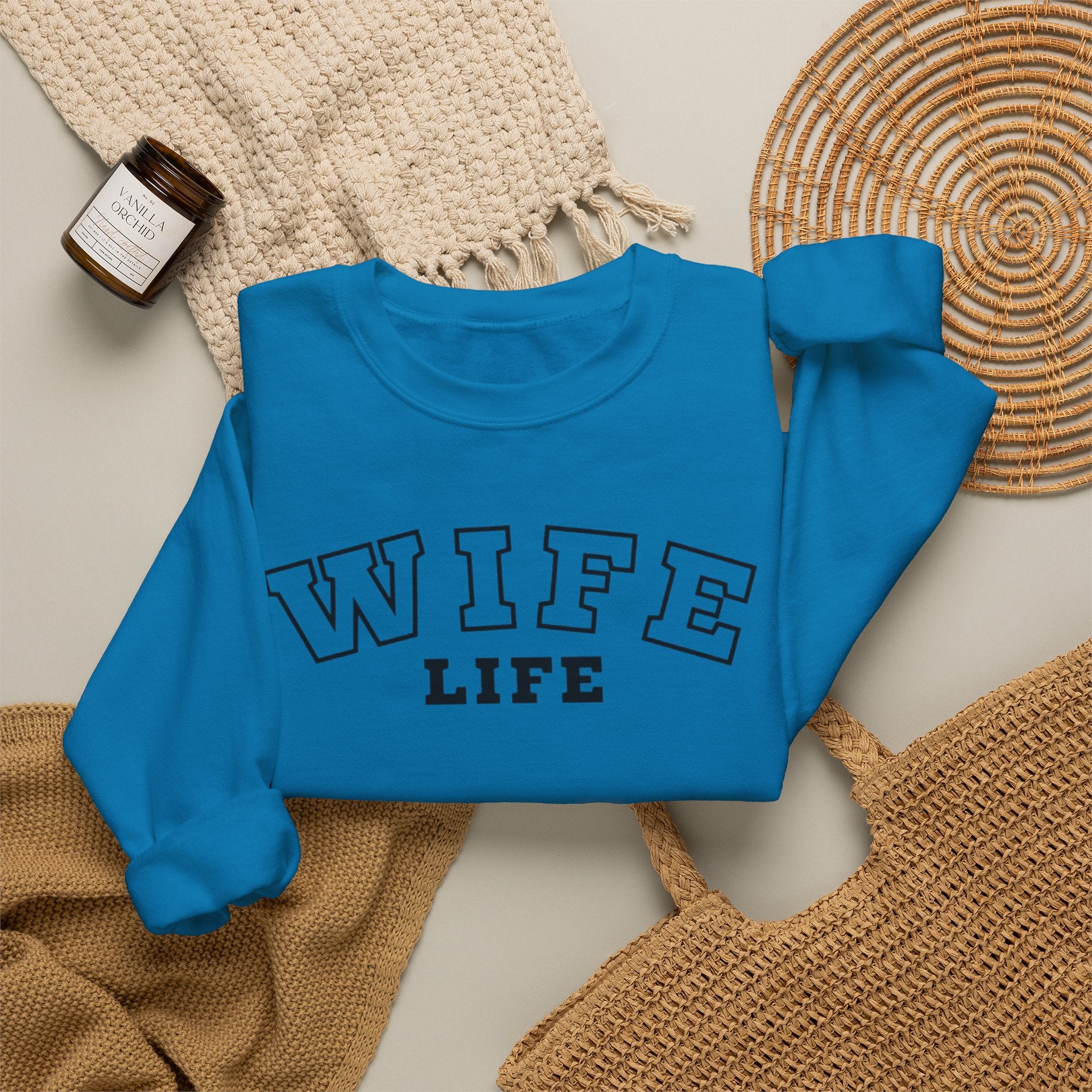 Wife Life Crewneck Sweatshirt