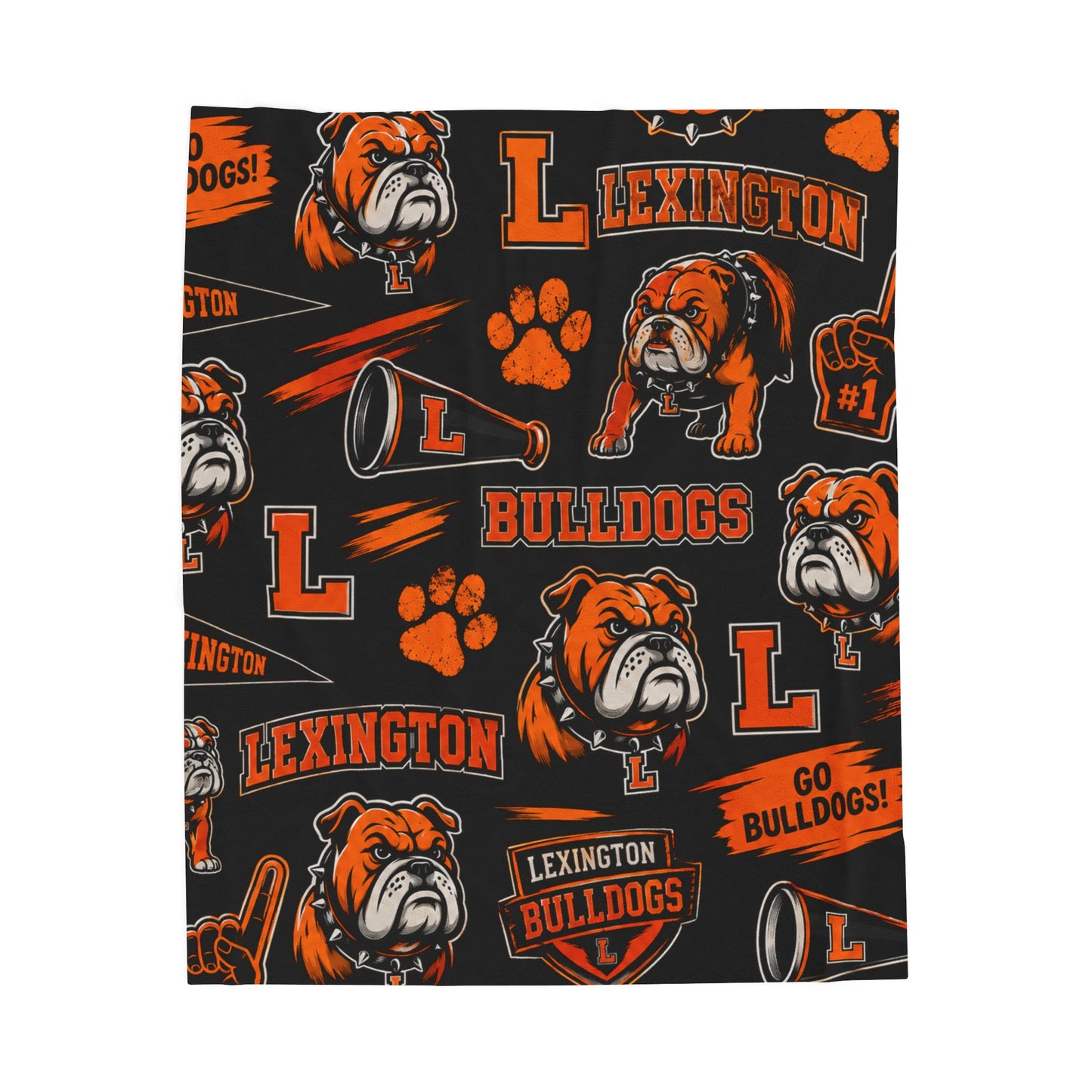 Lexington Bulldogs Blanket