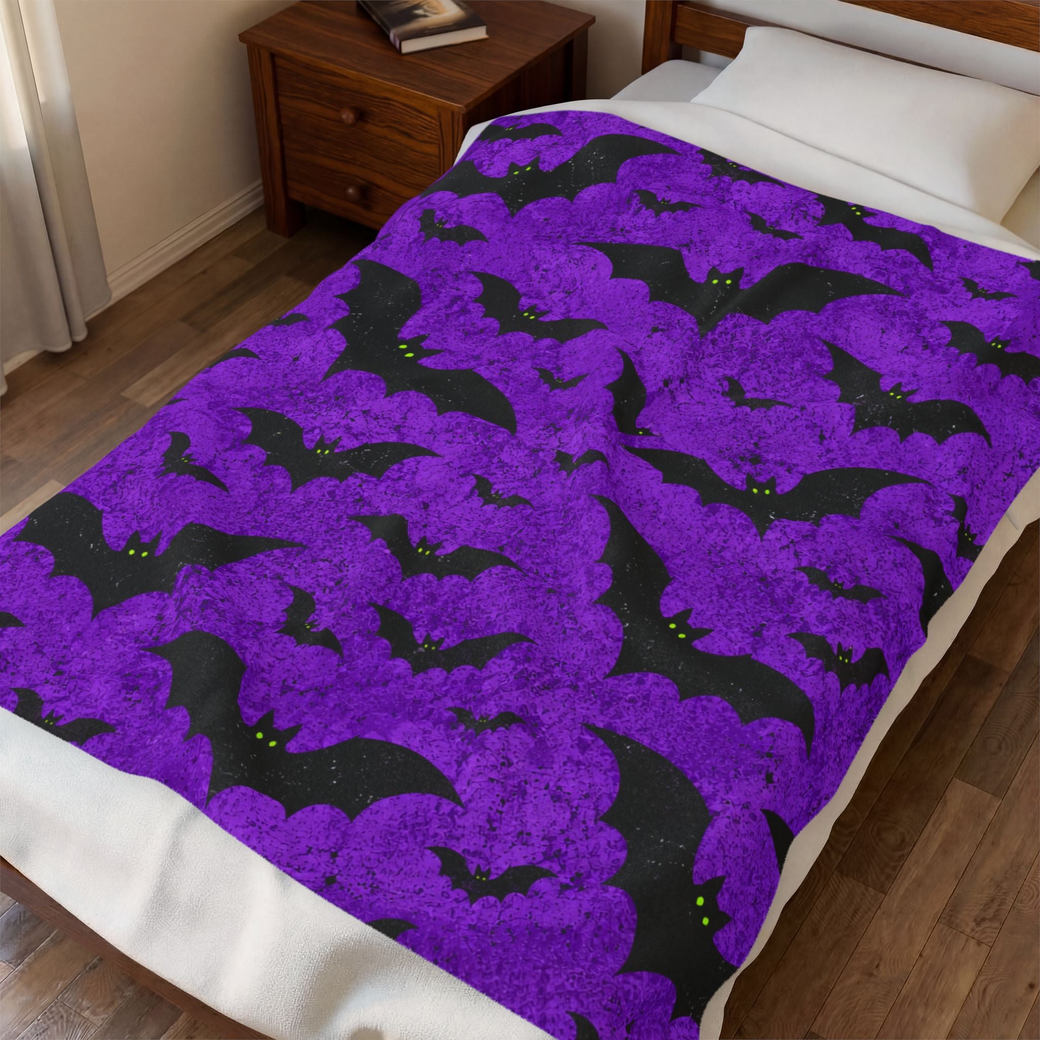 Purple Bat blanket