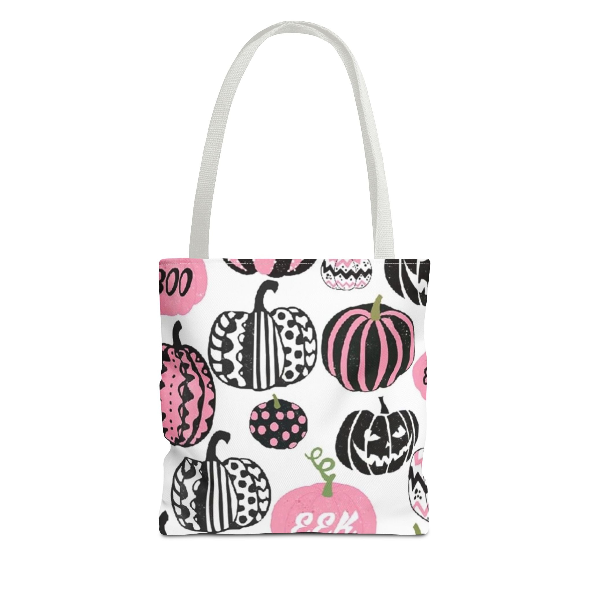 Pink pumpkin tote