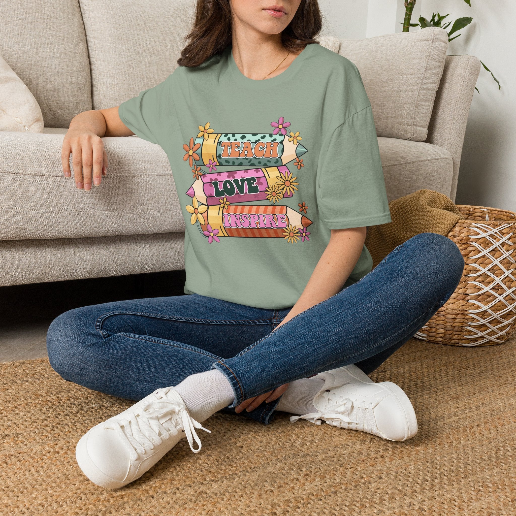 Teach Love Inspire Pencil Tee