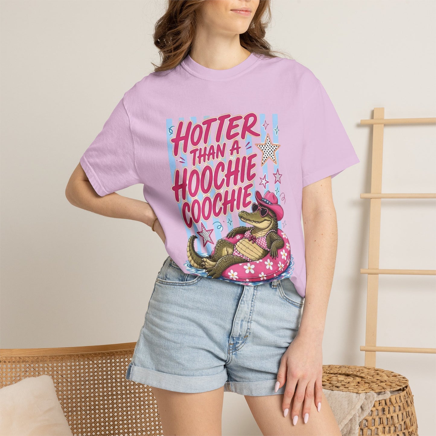 Hotter than A hoochie coochie graphic tee
