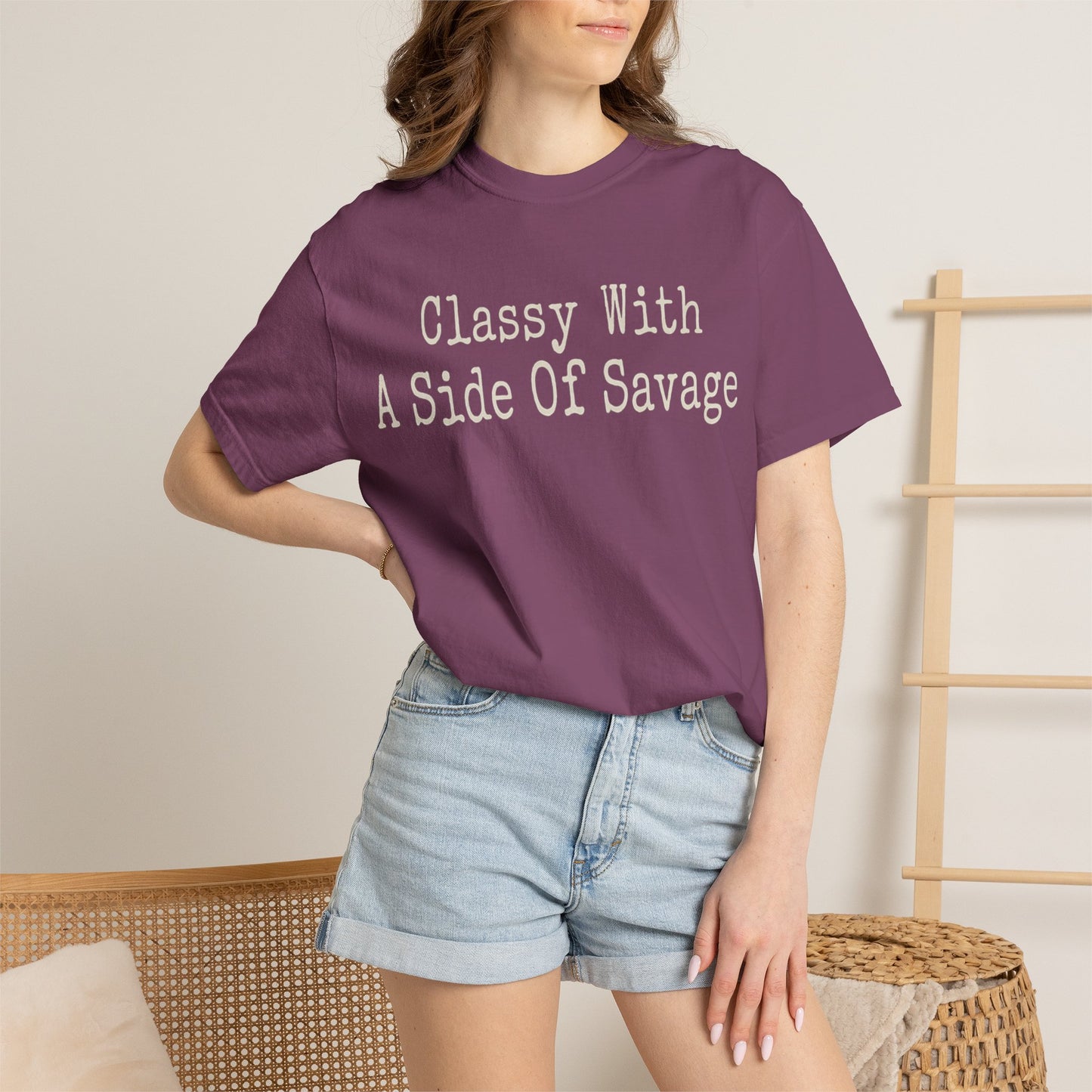 Classy With A Side Of Savage Tee
