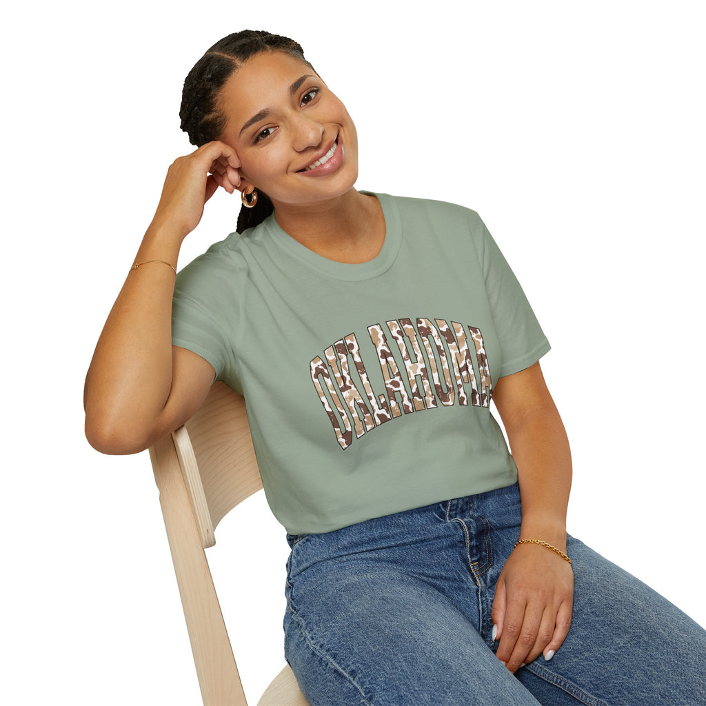 Oklahoma Camo Arch T‑Shirt