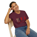 Mom Graphic T-Shirt — Retro Checker, Leopard & Lightning Bolt Design