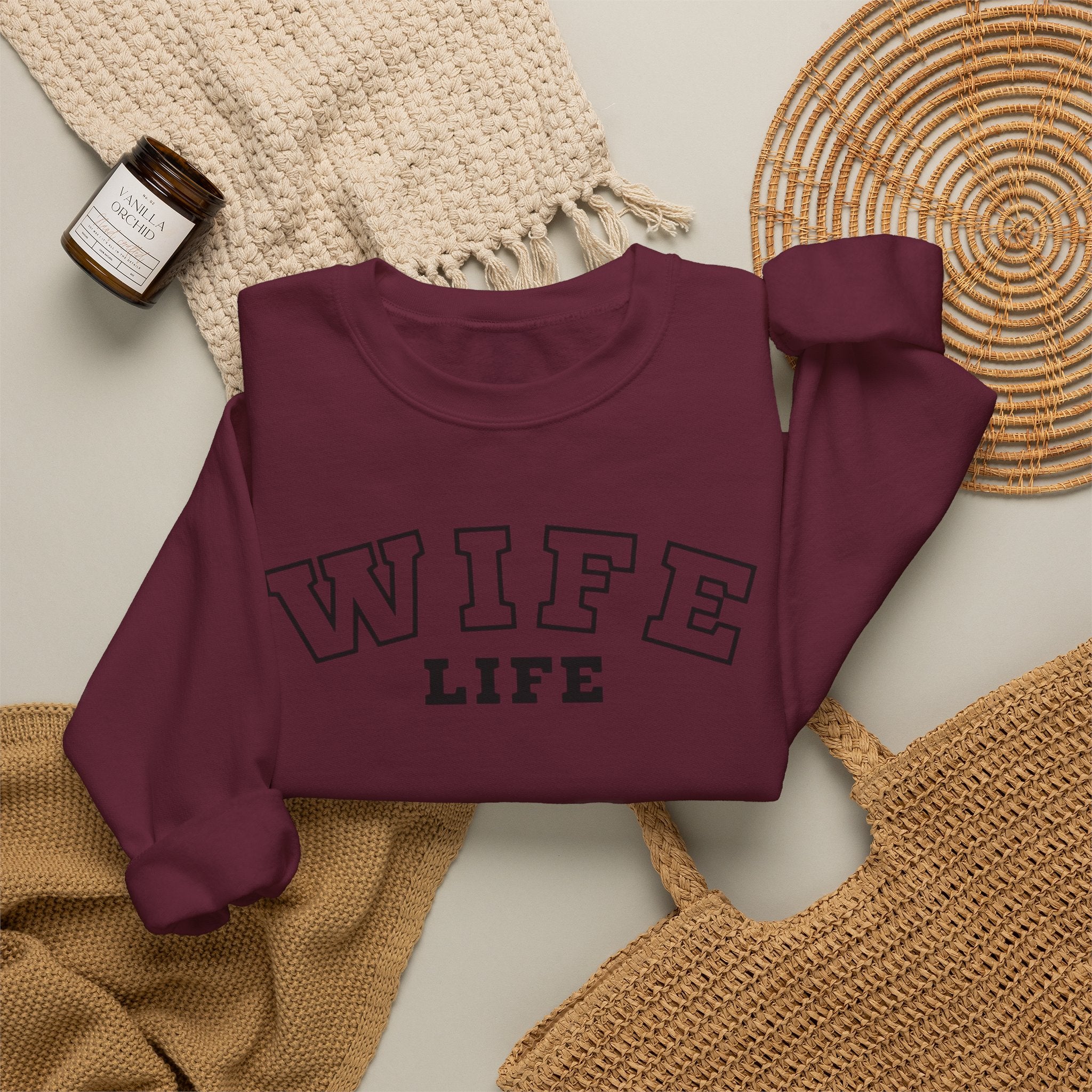 Wife Life Crewneck Sweatshirt