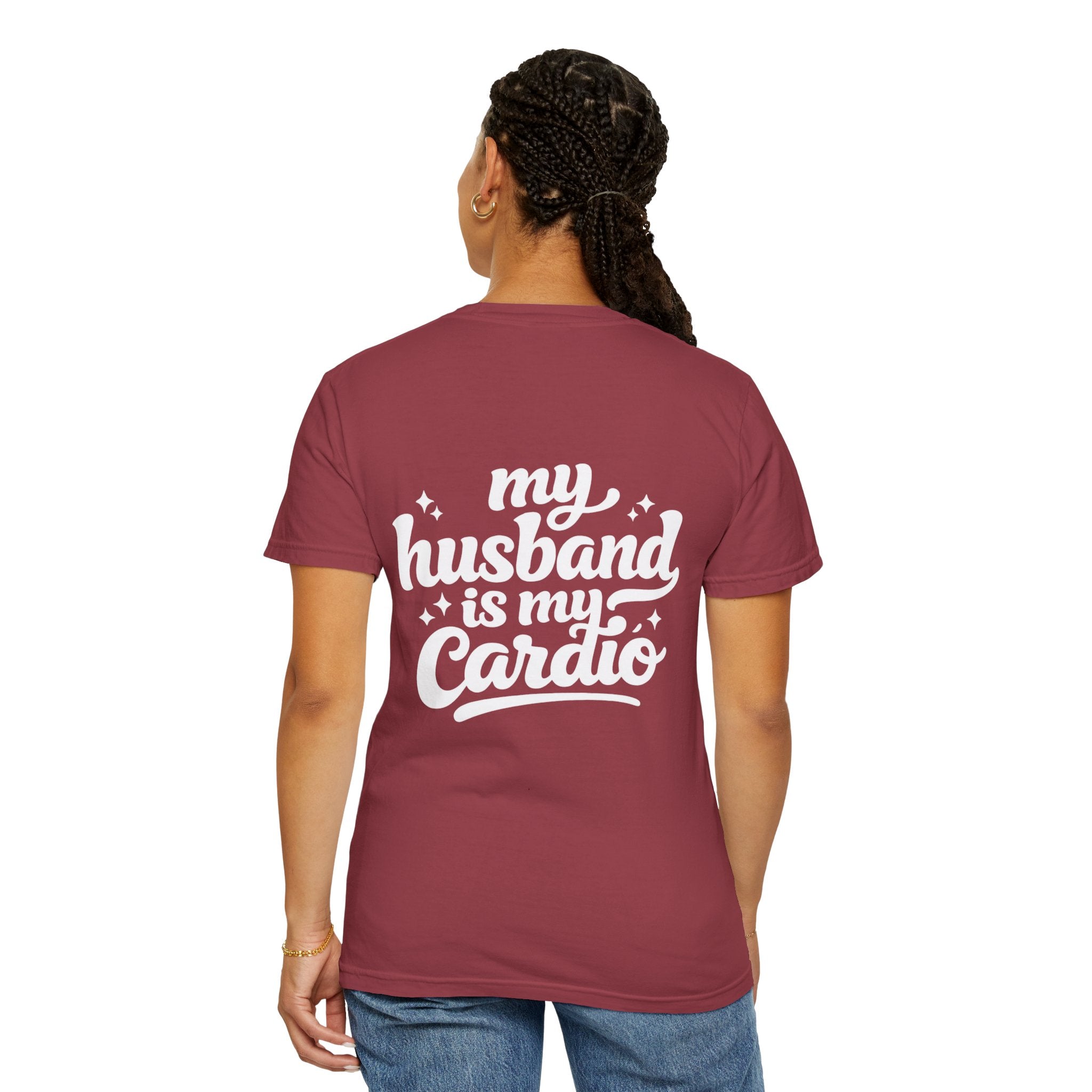 My husband is my cardio tee