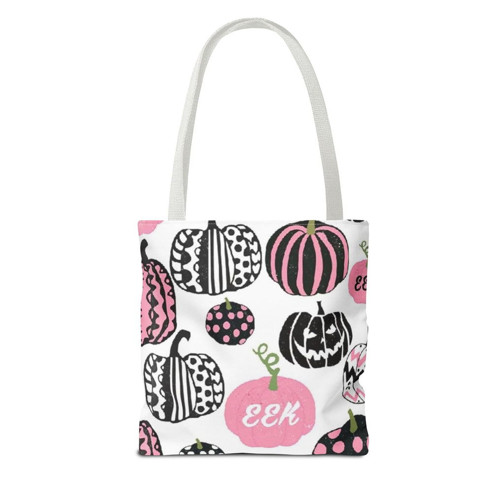 Pink pumpkin tote