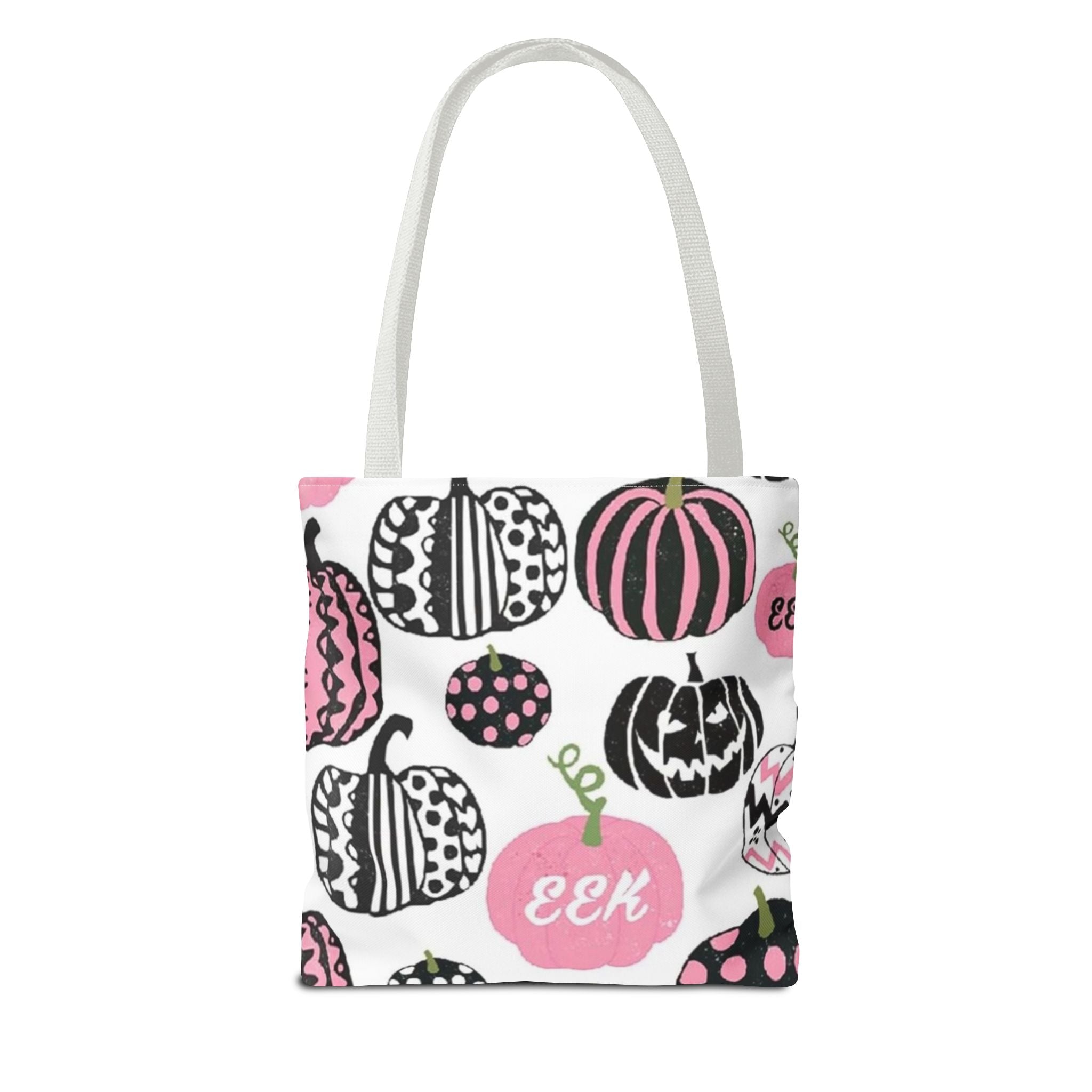 Pink pumpkin tote