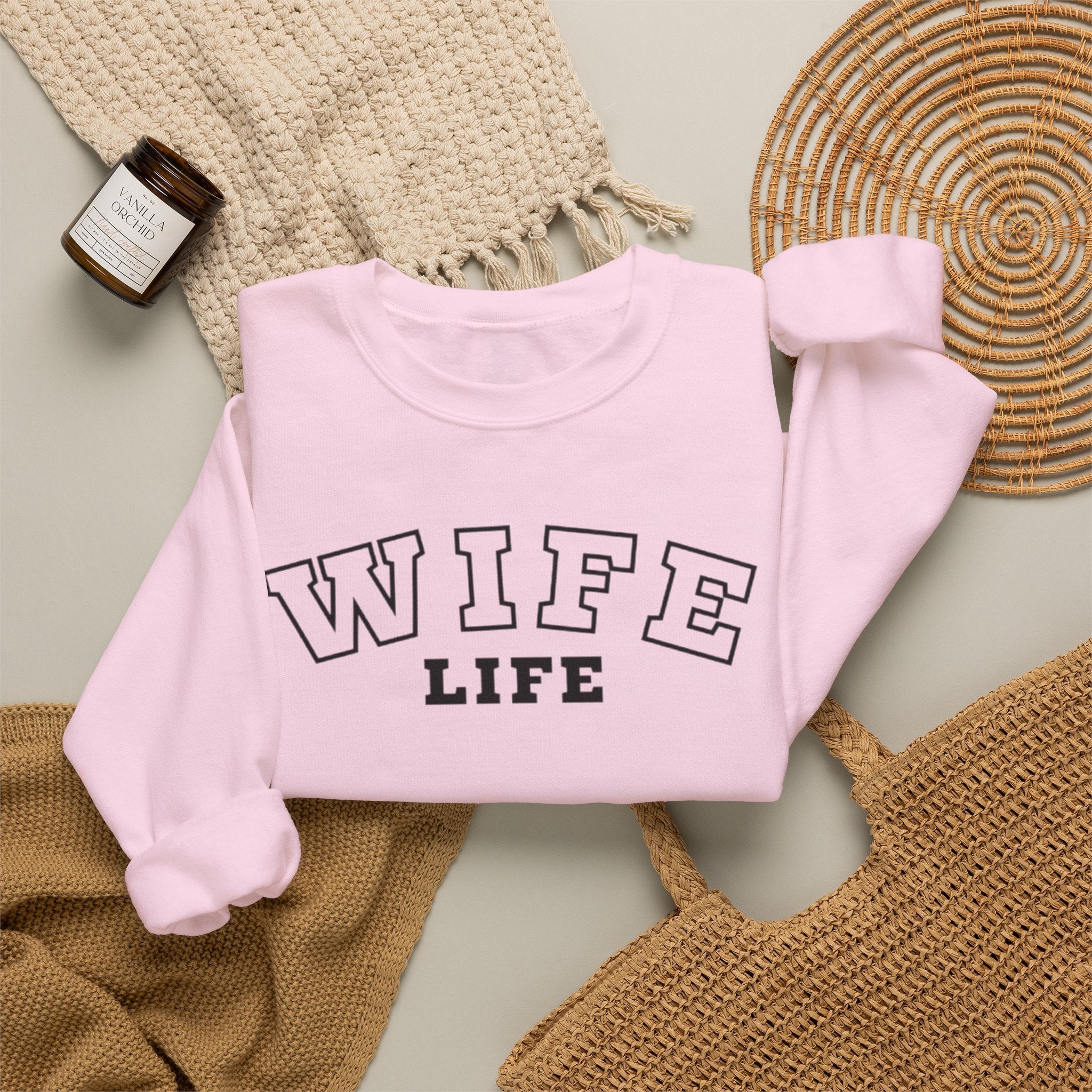 Wife Life Crewneck Sweatshirt