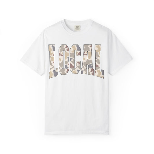 Local camo graphic tee