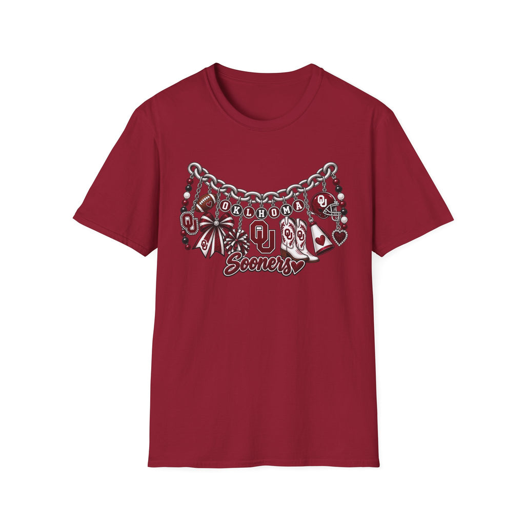 Sooner necklace tee