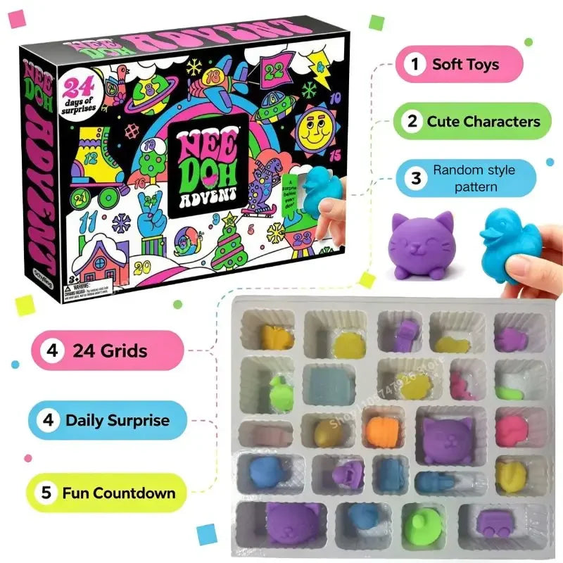 2026 New Needoh Advent Calendar Gift For Adult 13/24 Day Countdown